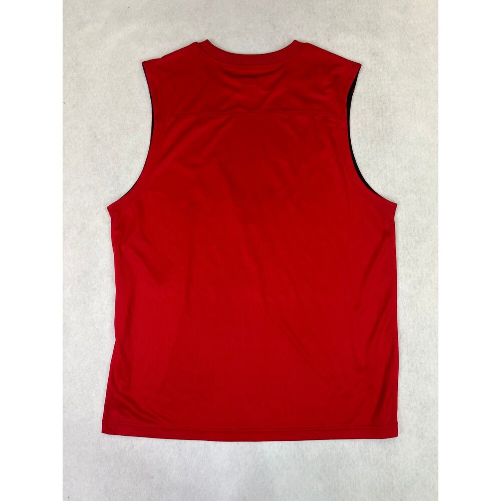 NWOT Men's Chicago Bulls Big Tall Birdseye Muscle Tank Top In Red Black, Medium - Picture 4 of 5